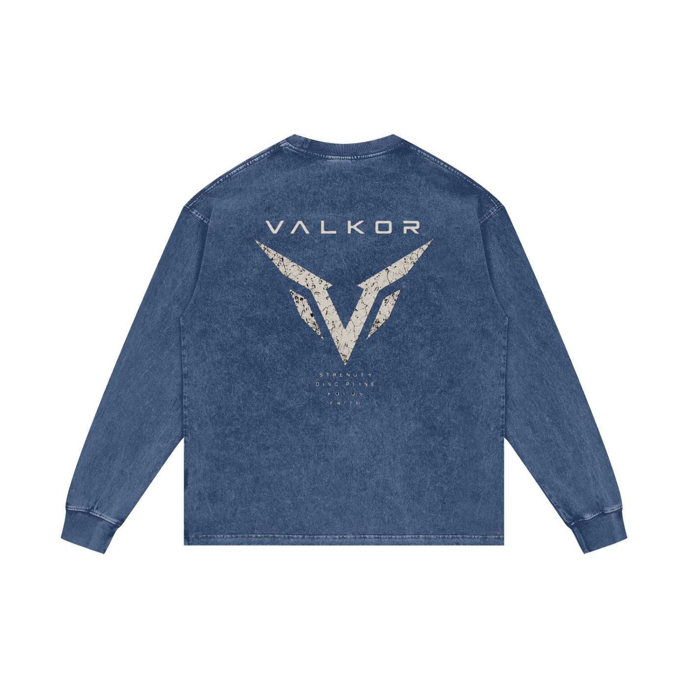 Acid Wash Oversize Long Sleeve T-Shirt