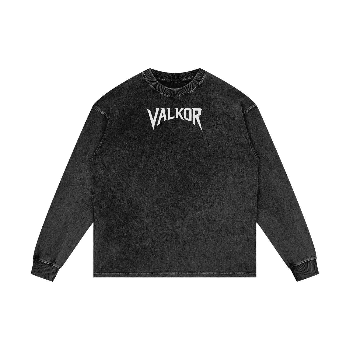Acid Wash Oversize Long Sleeve T-Shirt