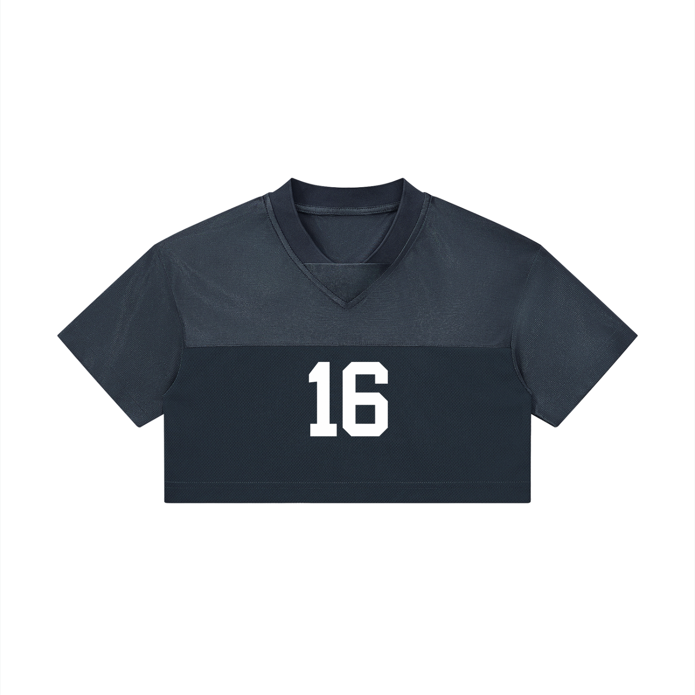 Women’s Cropped Paneled V-Neck Jersey
