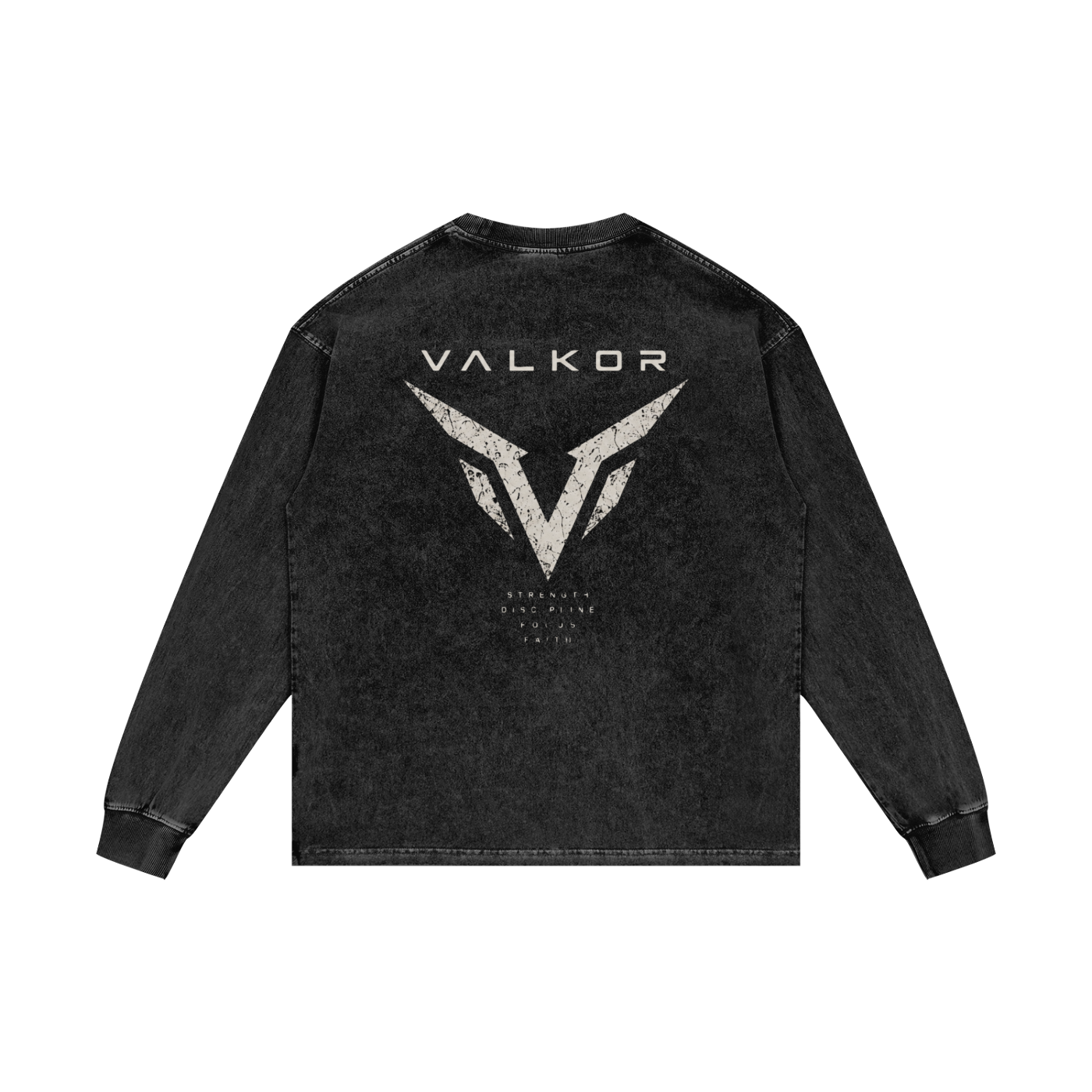 Acid Wash Oversize Long Sleeve T-Shirt