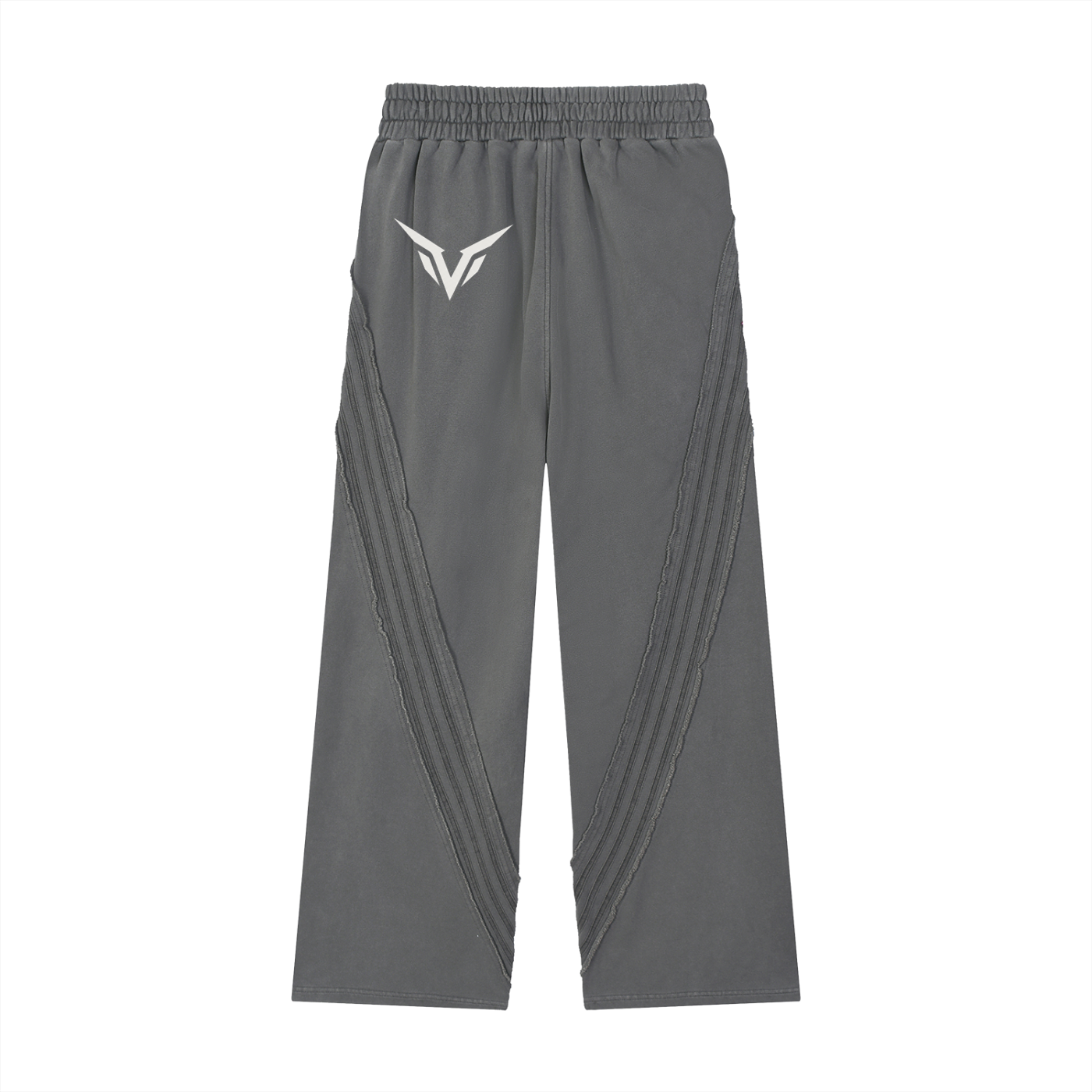 Snow Washed Tape Raw Edge Sweatpants