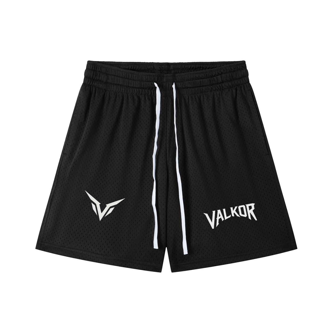 Mesh Drawstring Shorts