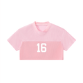 Women’s Cropped Paneled V-Neck Jersey