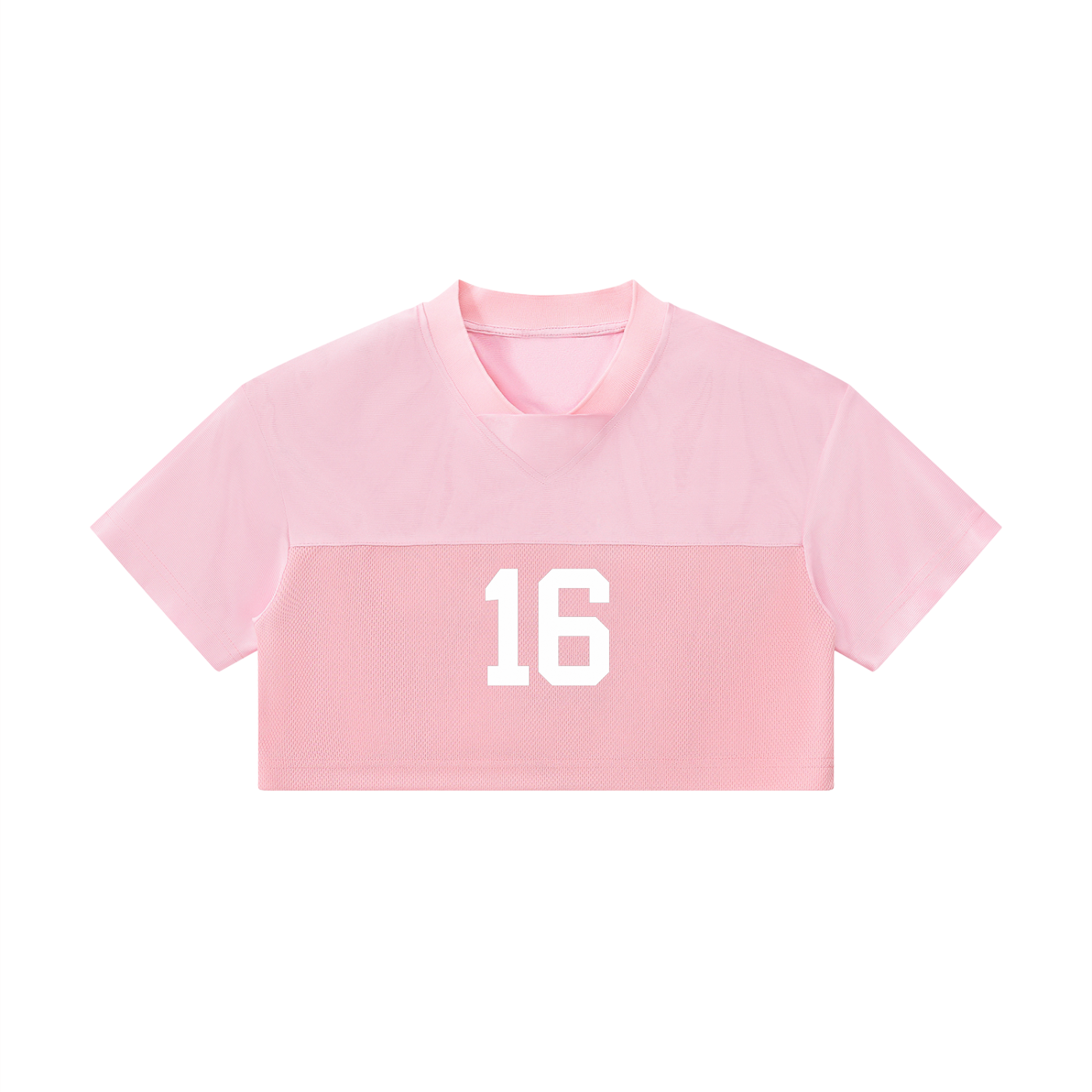 Women’s Cropped Paneled V-Neck Jersey